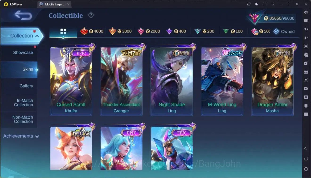 Mobile Legends: Bang Bang Accounts Global |Hero 133|Skin 294|Exalted|ASP Guin,Layla|P image 17