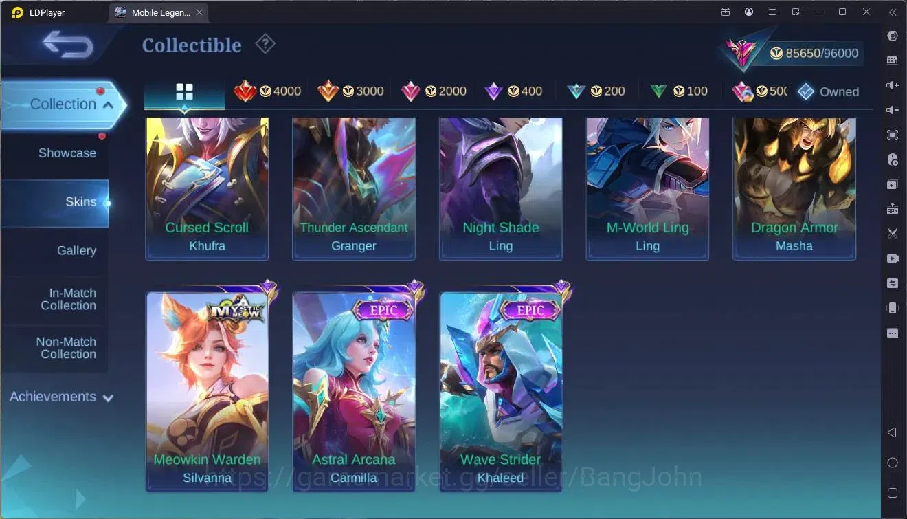 Mobile Legends: Bang Bang Accounts Global |Hero 133|Skin 294|Exalted|ASP Guin,Layla|P image 18