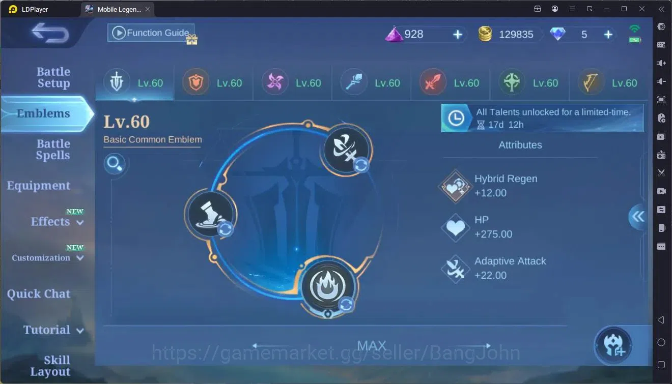 Mobile Legends: Bang Bang Accounts Global |Hero 133|Skin 294|Exalted|ASP Guin,Layla|P image 5