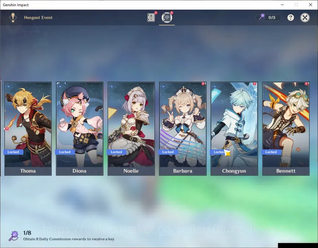 Genshin Impact Accounts ASIA|AR 48|BD Unset|1 Limited + 1 (*5 Weapon)|Clor image 19