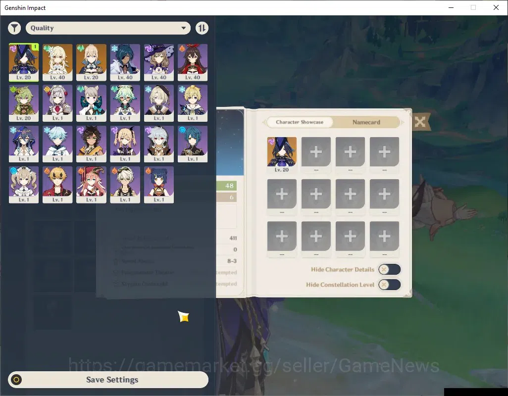 Genshin Impact Accounts ASIA|AR 48|BD Unset|1 Limited + 1 (*5 Weapon)|Clor image 2