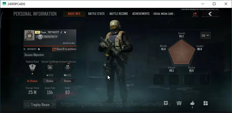 Arena Breakout Accounts MOBILE|Lv30|SV 25M|CV 16M|Utopia|Decree LR-AR1,Dec image 2