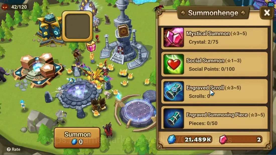 Summoners War: Sky Arena Accounts Starter ASIA|Lv 26|Ready Gacha|99 12 YSC + 160 11 YSC + 3 LAAS + 5 LS + 4 LDS + 118 MS |1 13