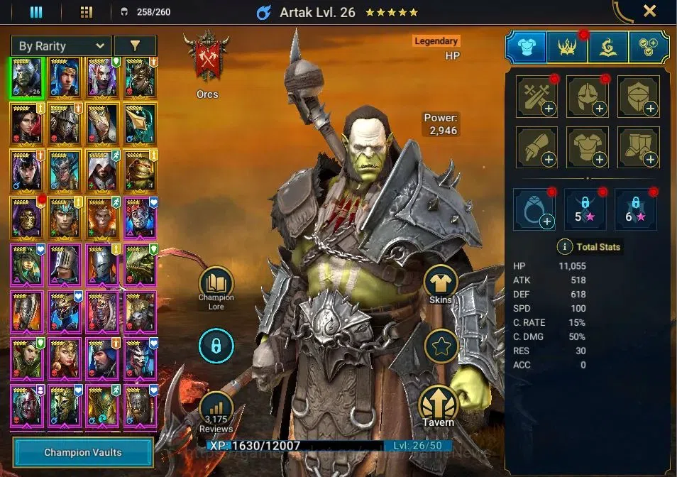 Raid: Shadow Legends Accounts Lv 18| Power 380K|12 Legend (Artak, Ninja, Visix, image 3