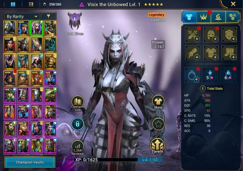 Raid: Shadow Legends Accounts Lv 18| Power 380K|12 Legend (Artak, Ninja, Visix, image 5