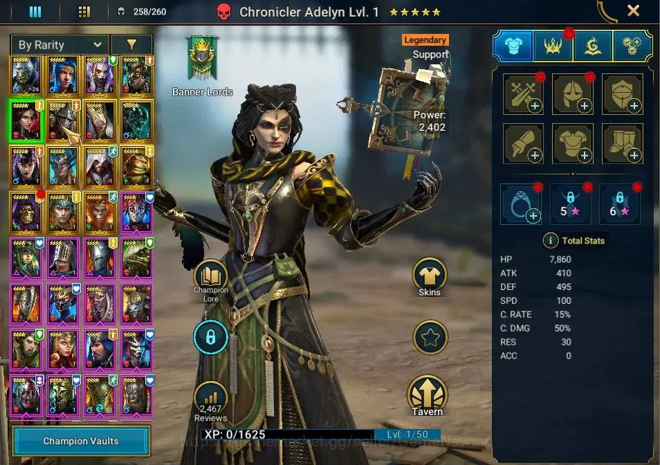 Raid: Shadow Legends Accounts Lv 18| Power 380K|12 Legend (Artak, Ninja, Visix, image 7