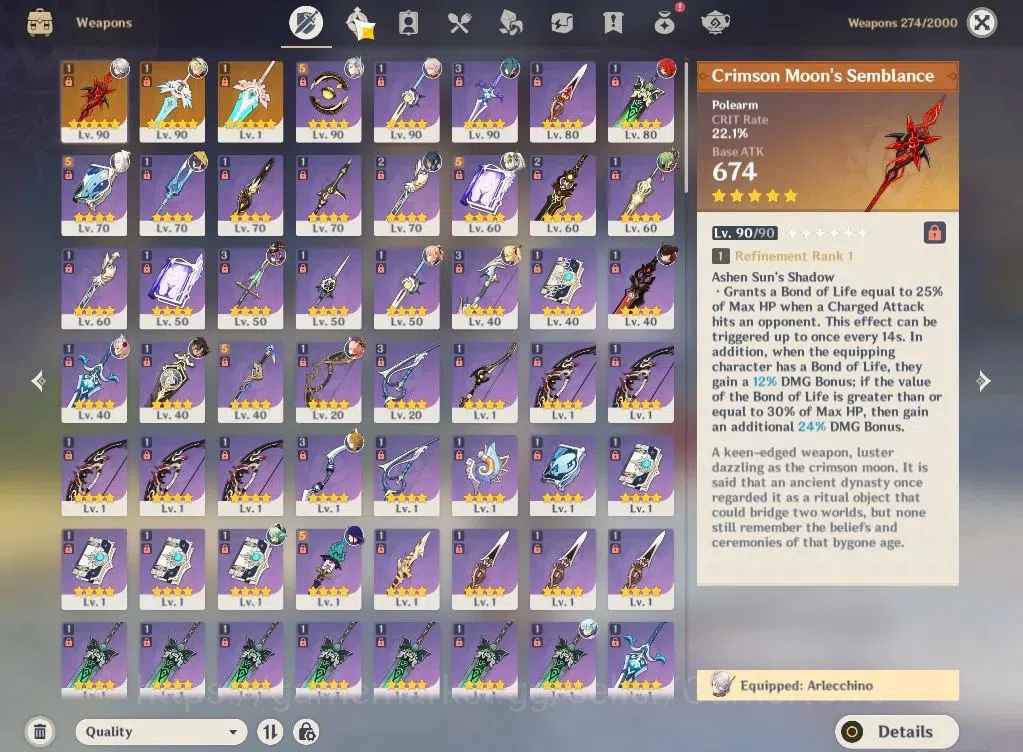 Genshin Impact Accounts ASIA|AR58|9Limit+3(*5WEP)|NeuvileC1,Arlec+sign,Kaz image 8
