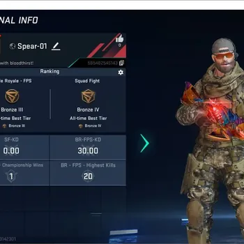 Blood Strike Accounts Starter ASIA|STARTER|1 ETERNAL: Spear-Relic|1 AOT|5 ULTRA ITEMS (2 Guns, 1 Striker, 2 Collection)|5