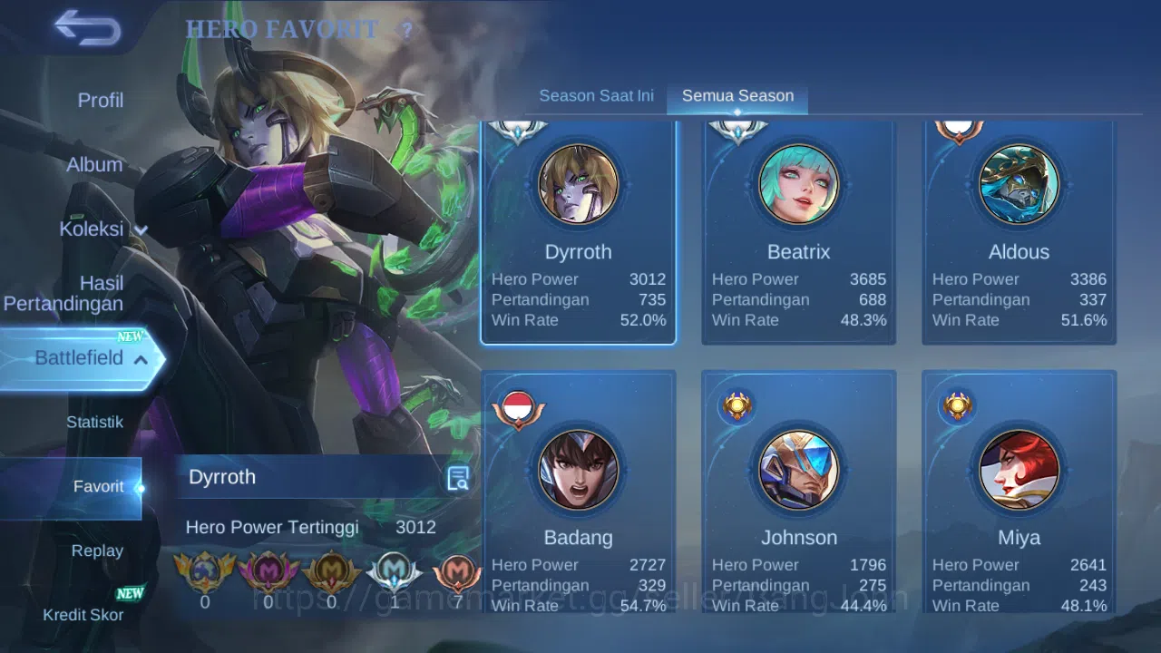Mobile Legends: Bang Bang Accounts Hero 119 Skin 178 | CC Natalia | Lightborn Granger image 14
