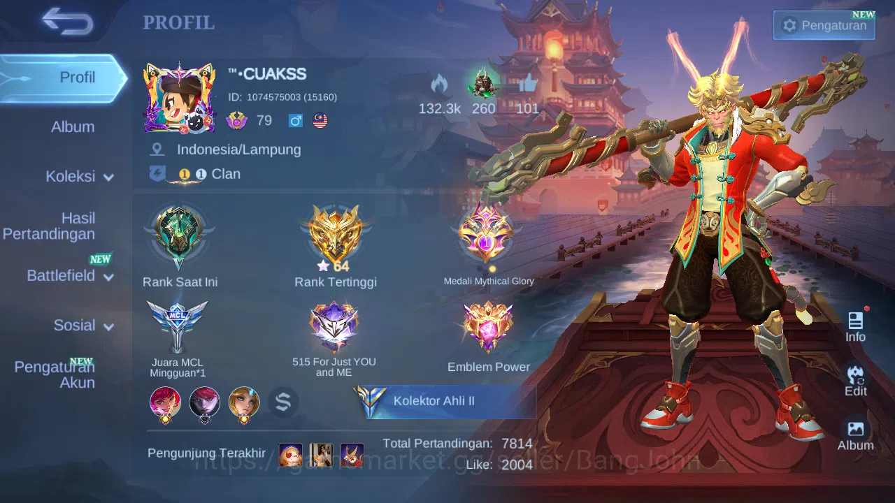 Mobile Legends: Bang Bang Accounts Hero 119 Skin 178 | CC Natalia | Lightborn Granger image 15