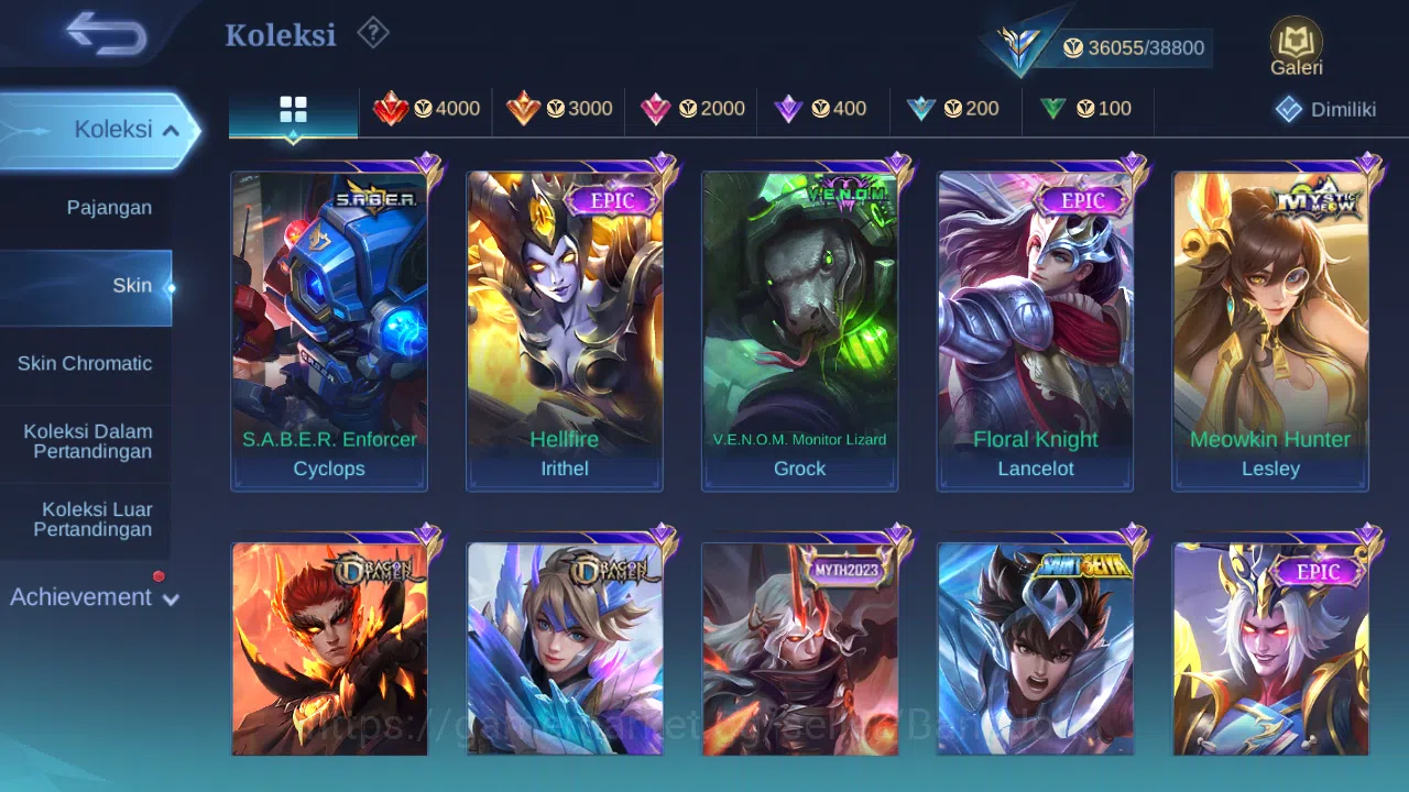 Mobile Legends: Bang Bang Accounts Hero 119 Skin 178 | CC Natalia | Lightborn Granger image 3
