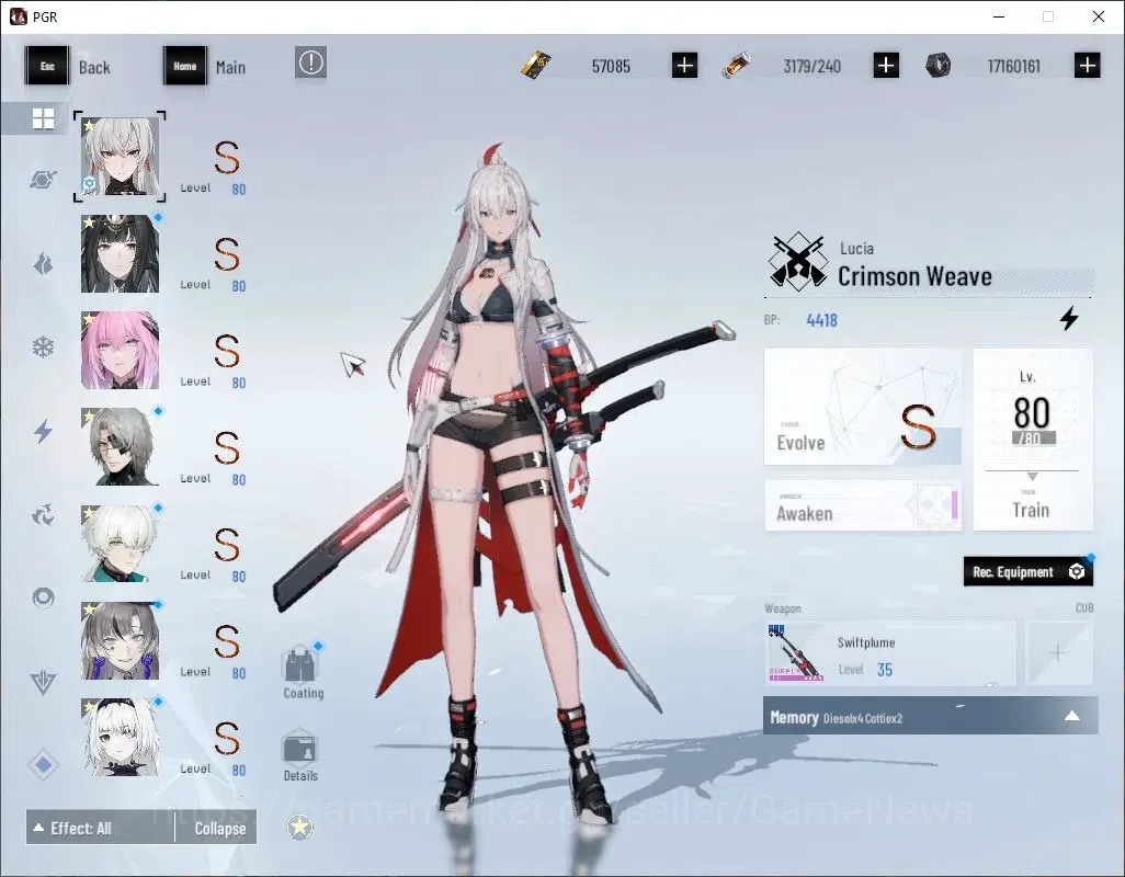 Punishing: Gray Raven Accounts Asia|Lv 89|57K BC+21,1K YC+11,2K BlueC|(S Shukra,S image 3