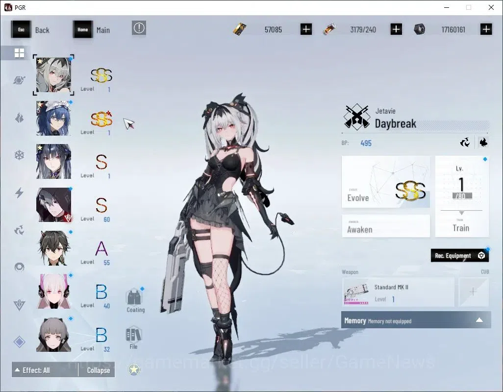 Punishing: Gray Raven Accounts Asia|Lv 89|57K BC+21,1K YC+11,2K BlueC|(S Shukra,S image 4