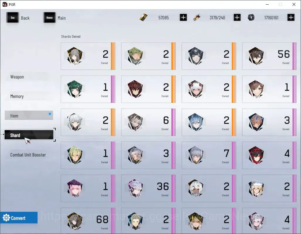 Punishing: Gray Raven Accounts Asia|Lv 89|57K BC+21,1K YC+11,2K BlueC|(S Shukra,S image 9