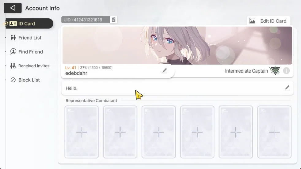 Chaos Zero Nightmare Accounts GLOBAL Lv 41|8,5K Crystal+37 Res Anchor|4 SSR [Tip image 2