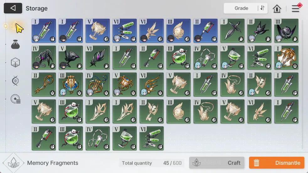 Chaos Zero Nightmare Accounts GLOBAL Lv 41|8,5K Crystal+37 Res Anchor|4 SSR [Tip image 6