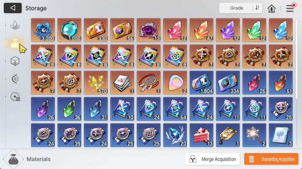 Chaos Zero Nightmare Accounts GLOBAL Lv 41|8,5K Crystal+37 Res Anchor|4 SSR [Tip image 7