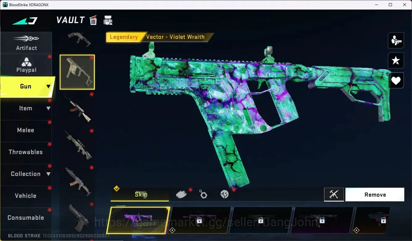 Blood Strike Accounts ASIA | [TR] Collab HK416 - The Invincible Mikey|Li image 5