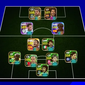 eFootball Accounts Mid-Tier =\[ Collective 3258+ \]= | Costa 108 | Suarez 107 | Bellingham 107 | Yamal 105 | Rodri 107