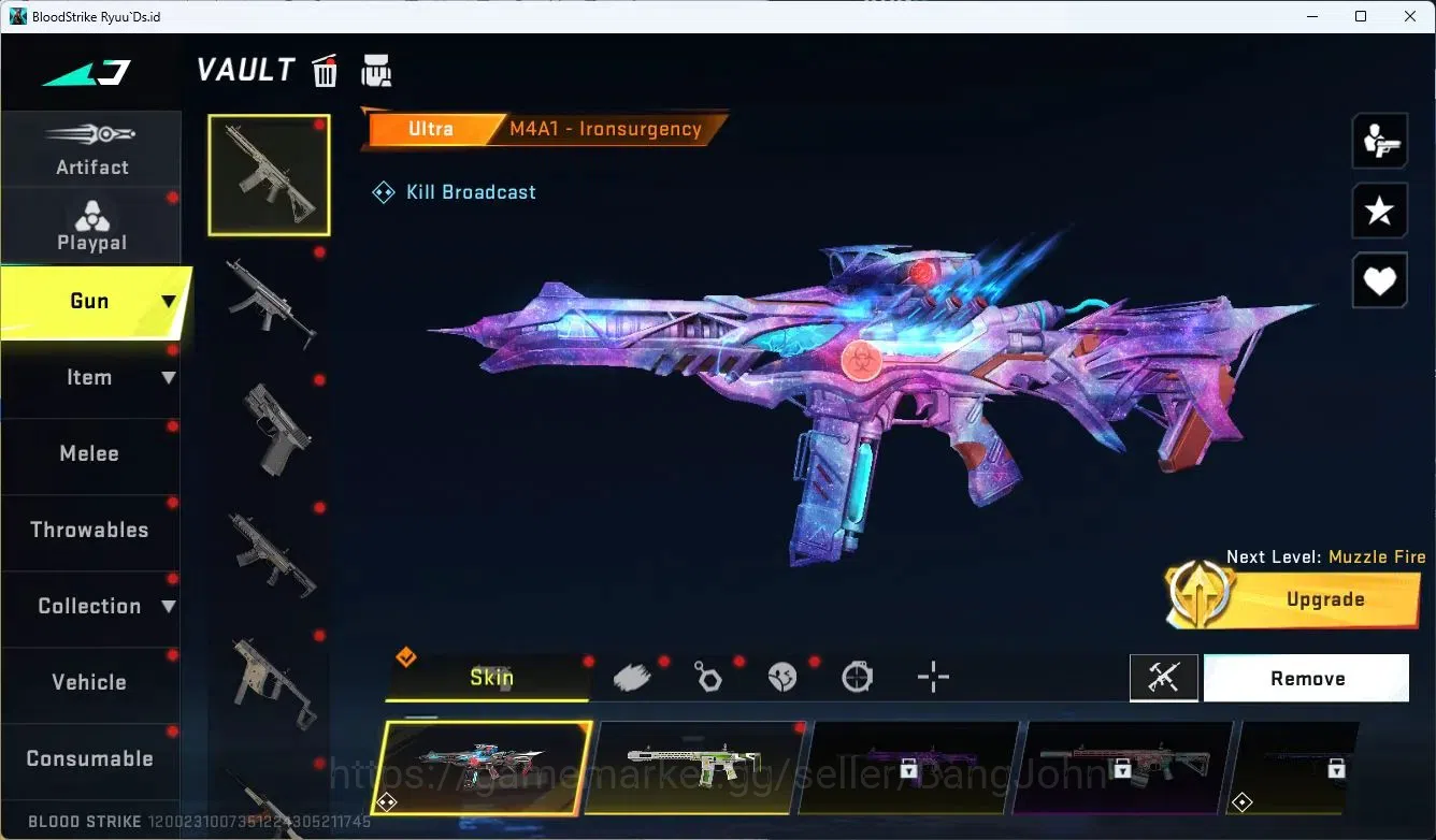 Blood Strike Accounts ASIA | Eternal Desert Eagle-Scorpius|3 EVA,7DS Gun image 8