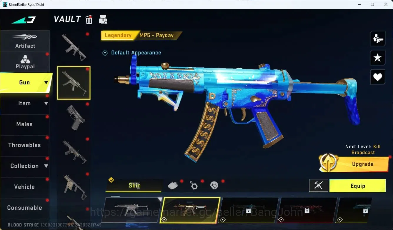 Blood Strike Accounts ASIA | Eternal Desert Eagle-Scorpius|3 EVA,7DS Gun image 9
