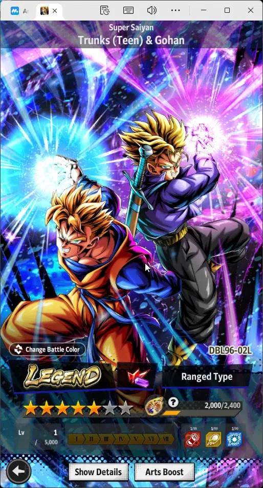 Dragon Ball Legends Accounts Global | Lvl 147|4M Total Power|82 CC|2 LR|4 UL|LR image 6