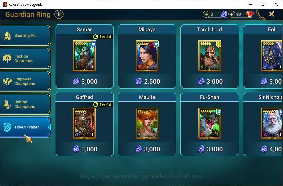 Raid: Shadow Legends Accounts Lv30|286K Power|Starter|8 Legendary (Ninja,Ezio,Tr image 10