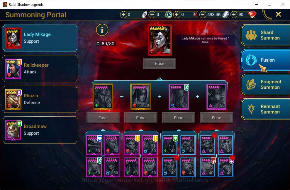Raid: Shadow Legends Accounts Lv30|286K Power|Starter|8 Legendary (Ninja,Ezio,Tr image 12