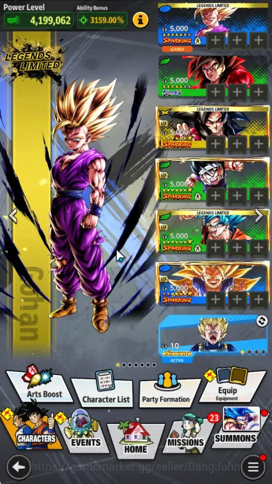 Dragon Ball Legends Accounts Android |Lvl 148|26.9M Total Power|403 CC|4 UL|UL image 2