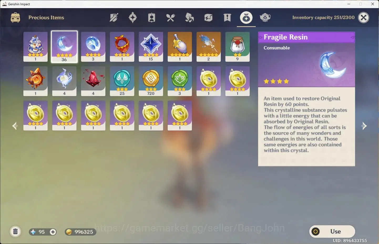 Genshin Impact Accounts ASIA | AR 31 | Starter | 1 Limit+3 Charstd | Mavui image 10