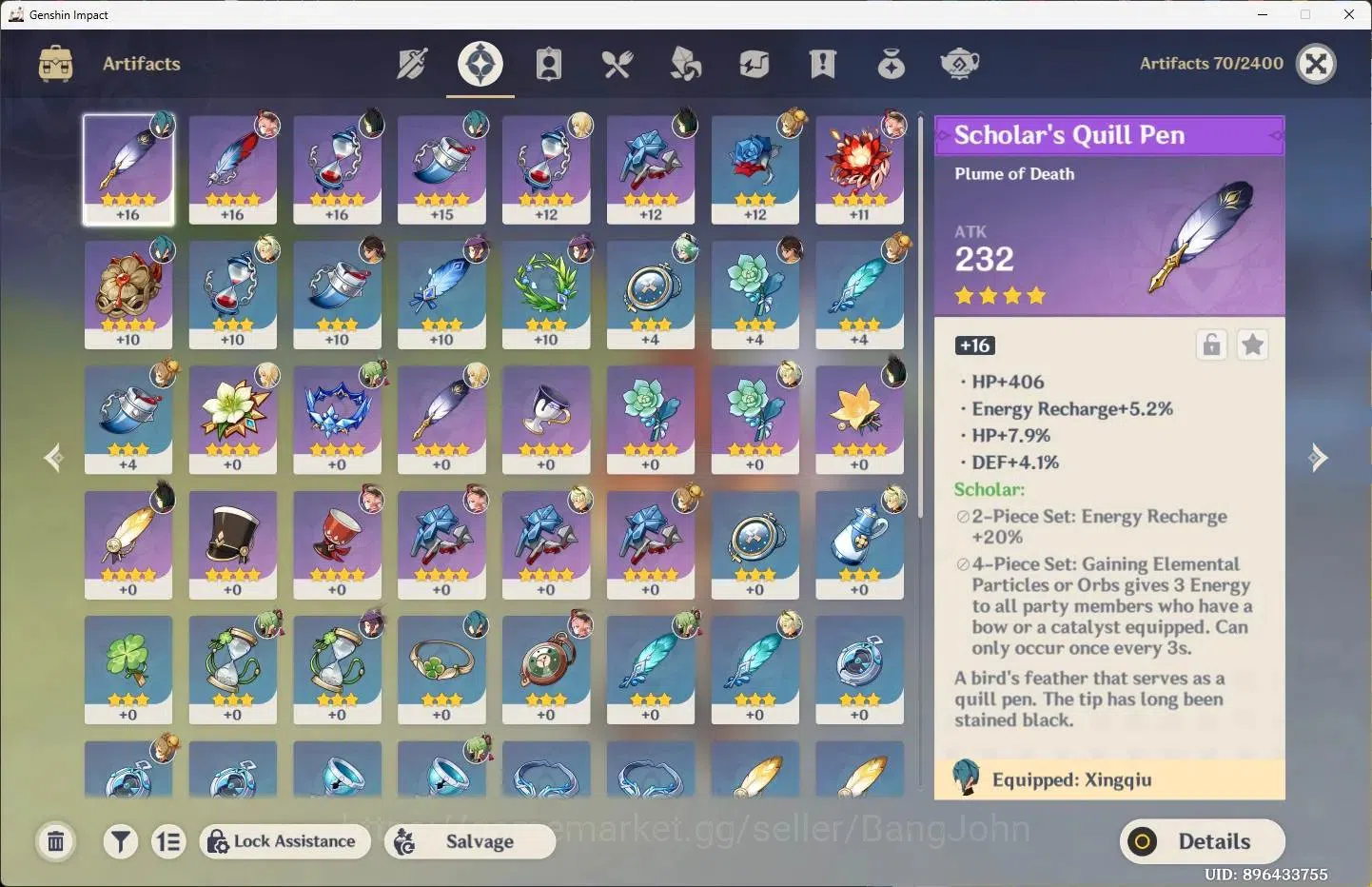 Genshin Impact Accounts ASIA | AR 31 | Starter | 1 Limit+3 Charstd | Mavui image 4
