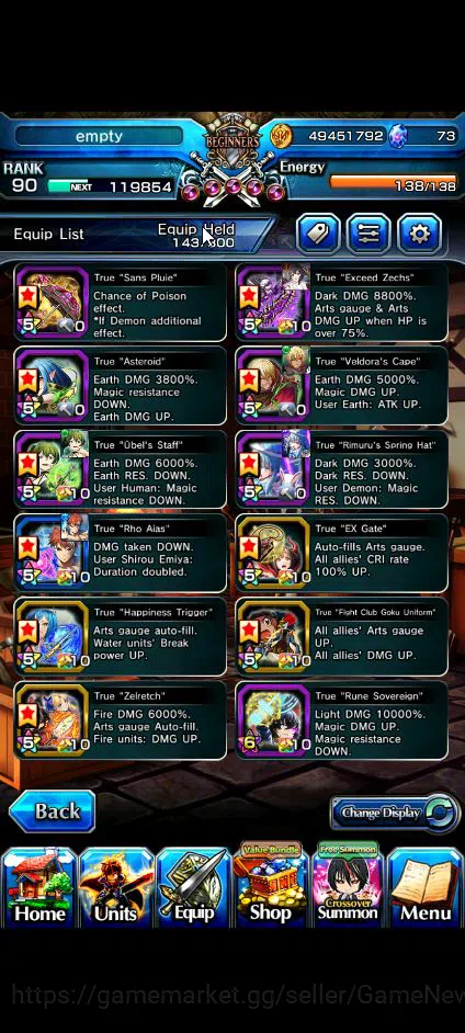 Grand Summoners Accounts Global|Rank 90|19 Ascend+7 TW|[Okarun,Emiya,Chloe, image 16
