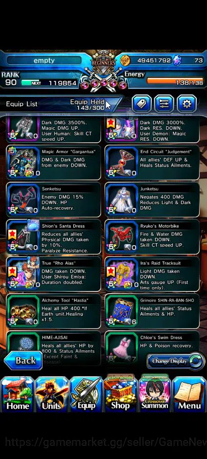 Grand Summoners Accounts Global|Rank 90|19 Ascend+7 TW|[Okarun,Emiya,Chloe, image 3