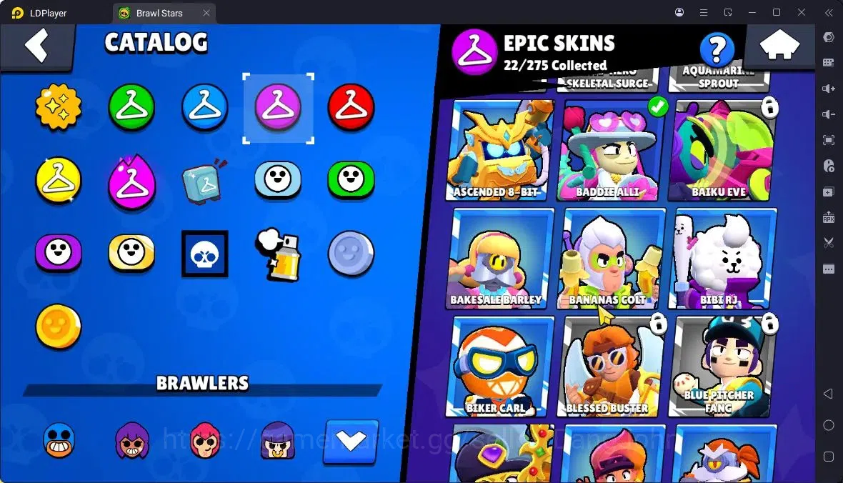 Brawl Stars Accounts Thropy 4606|49 Brawler|8 Max,5 Max HC|3 Legend,9 Mythic,22 Epic Skin|17257 Bling|337 10
