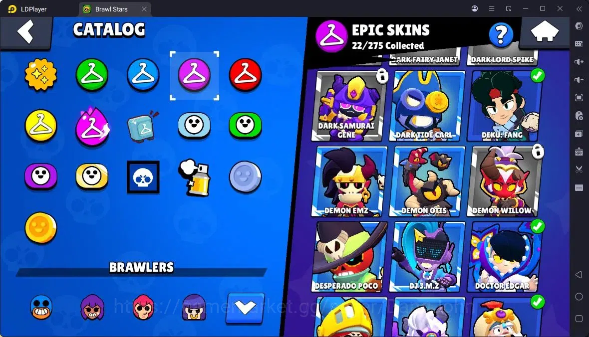 Brawl Stars Accounts Thropy 4606|49 Brawler|8 Max,5 Max HC|3 Legend,9 Mythic,22 Epic Skin|17257 Bling|337 12