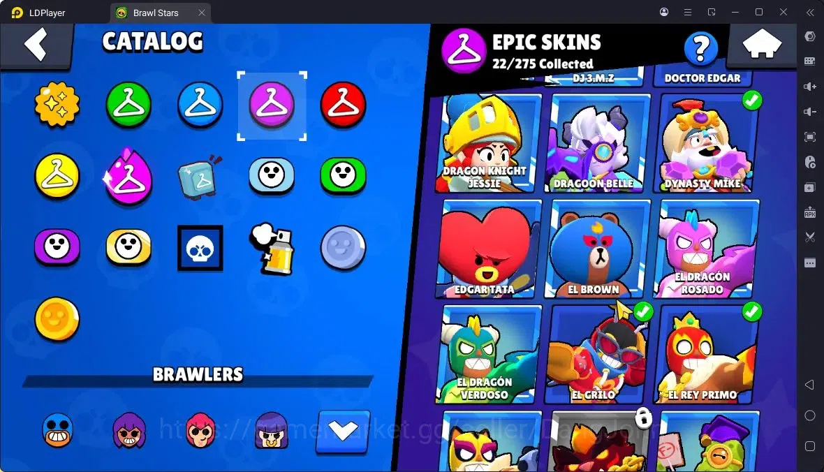 Brawl Stars Accounts Thropy 4606|49 Brawler|8 Max,5 Max HC|3 Legend,9 Mythic,22 Epic Skin|17257 Bling|337 13