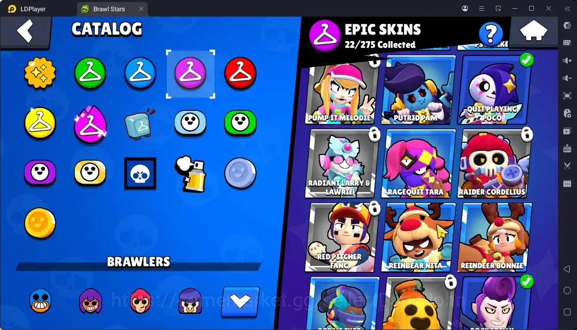 Brawl Stars Accounts Thropy 4606|49 Brawler|8 Max,5 Max HC|3 Legend,9 Mythic,22 Epic Skin|17257 Bling|337 17