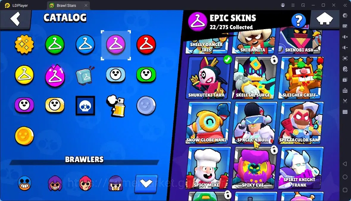 Brawl Stars Accounts Thropy 4606|49 Brawler|8 Max,5 Max HC|3 Legend,9 Mythic,22 Epic Skin|17257 Bling|337 19