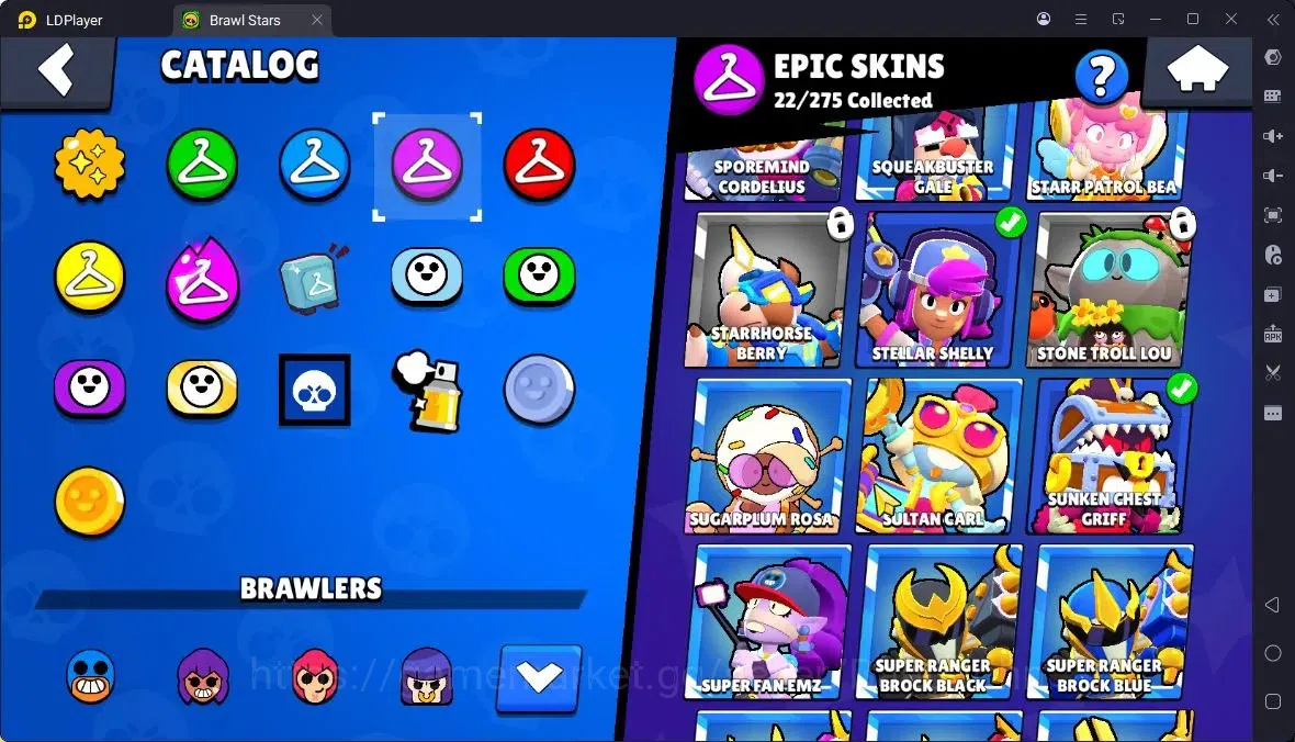 Brawl Stars Accounts Thropy 4606|49 Brawler|8 Max,5 Max HC|3 Legend,9 Mythic,22 Epic Skin|17257 Bling|337 20