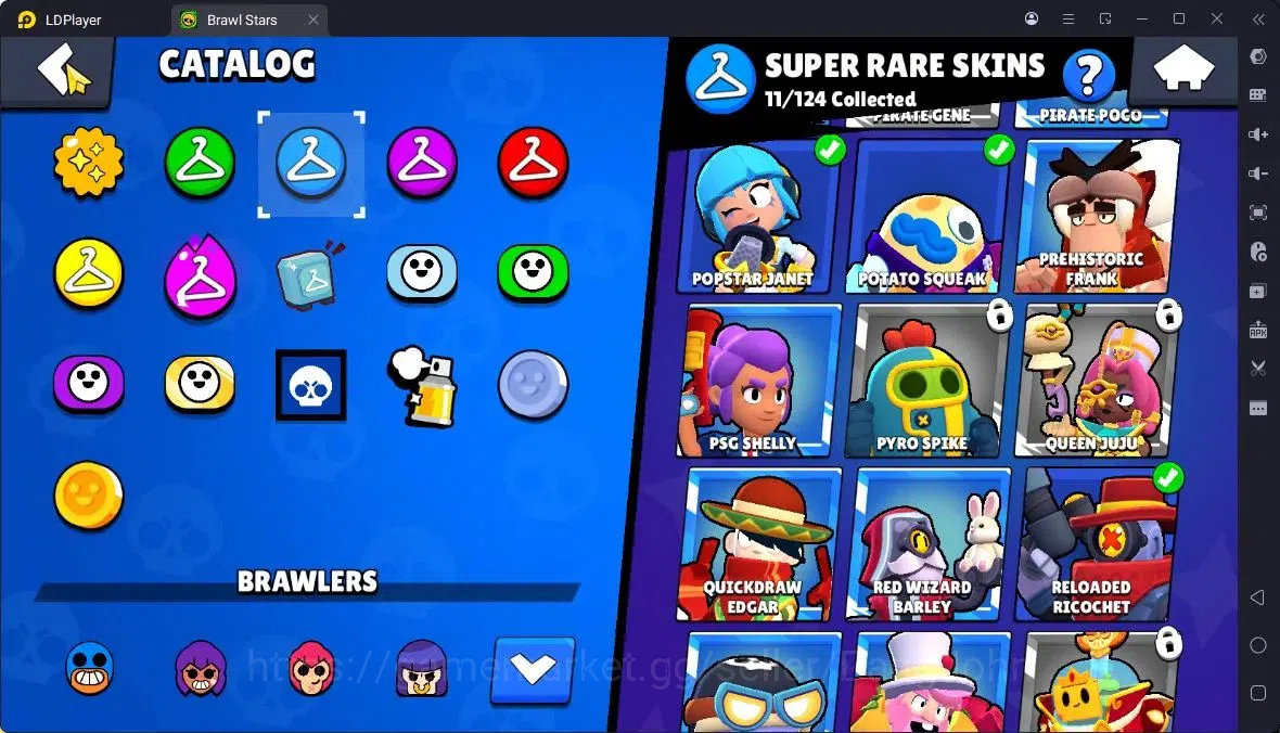 Brawl Stars Accounts Thropy 4606|49 Brawler|8 Max,5 Max HC|3 Legend,9 Mythic,22 Epic Skin|17257 Bling|337 7