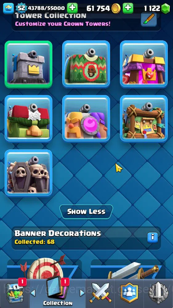 Clash Royale Accounts High-End Lvl 52|Trophy 9751|KTL 14|Limited Skin|Card 121|14 EVO,8 Champ,21 Legend,33 Epic,30 Rare,29 10