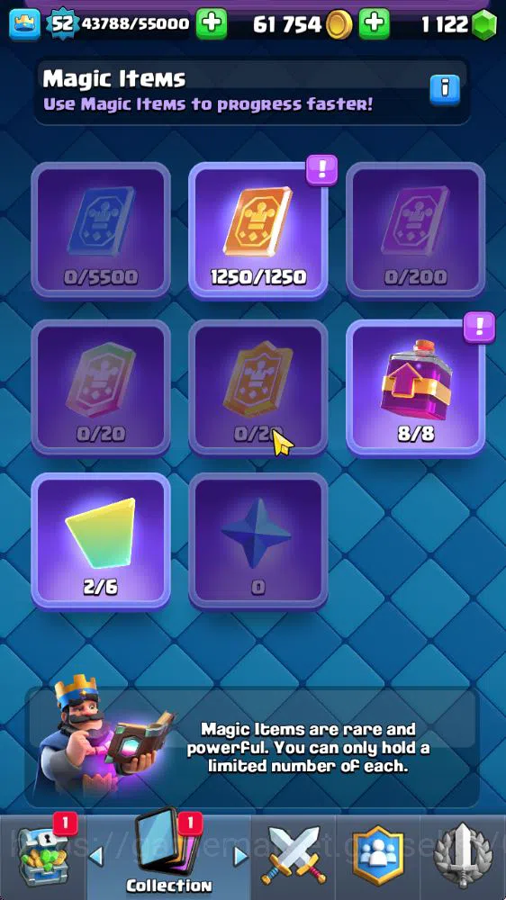Clash Royale Accounts High-End Lvl 52|Trophy 9751|KTL 14|Limited Skin|Card 121|14 EVO,8 Champ,21 Legend,33 Epic,30 Rare,29 6