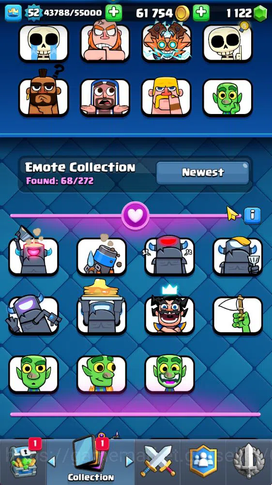 Clash Royale Accounts High-End Lvl 52|Trophy 9751|KTL 14|Limited Skin|Card 121|14 EVO,8 Champ,21 Legend,33 Epic,30 Rare,29 7