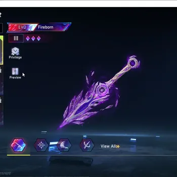 Blood Strike Accounts Collab Skin Asia|Fireborn EVO T3+ETERNAL MP7 Lv4,QBZ95 Lv3,FN2K+Melee Shuriken,Staff|Collab Mr