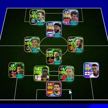 eFootball Accounts Legends & Iconic Players Android|8 Epic Pepe,Wayne Rooney,Steven Gerrard,Ronaldinho Gaucho|5 ShowTime