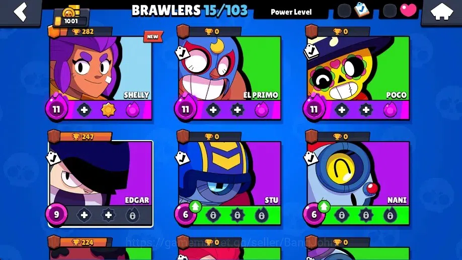 Brawl Stars Accounts Global | 1001 Thropy|15 Brawler|3 Max Lvl (Shelly, image 5