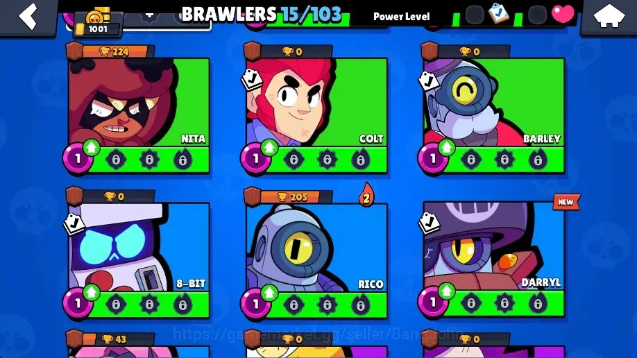 Brawl Stars Accounts Global | 1001 Thropy|15 Brawler|3 Max Lvl (Shelly, image 6