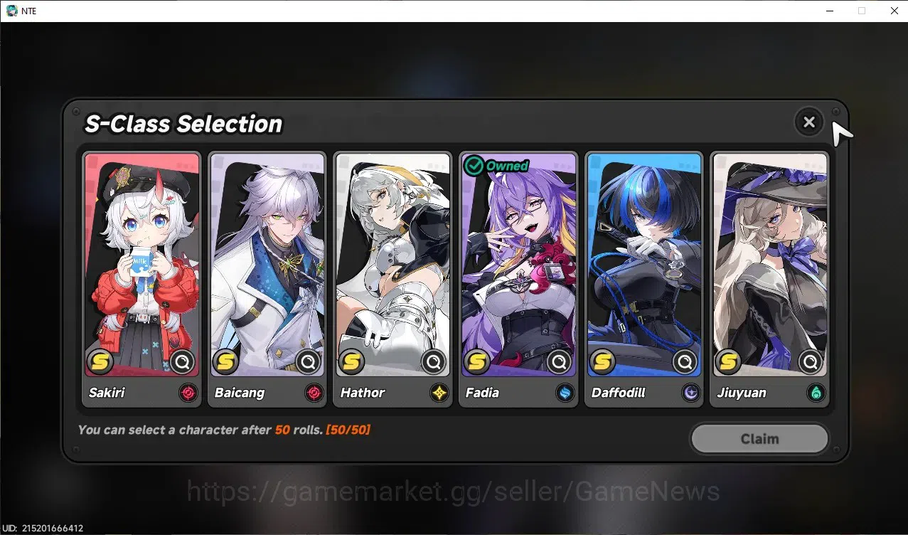 Neverness to Everness Accounts GLOBAL SEA|HL 3|2 SSR(Lacrimosa),Fadia|1 S-Class S image 6
