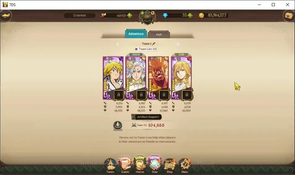 The Seven Deadly Sins: Grand Cross Accounts GLOBAL|709K CC|10 LS|32 DM|1 LR+5 UR|Elizabeth,Nem image 7