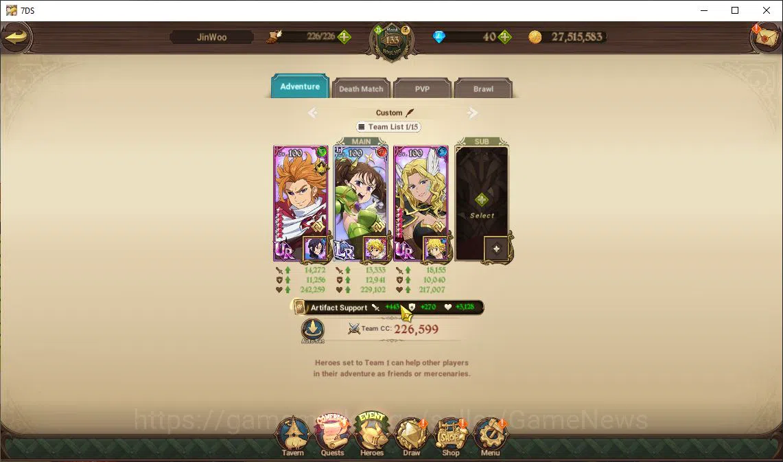The Seven Deadly Sins: Grand Cross Accounts Asia|4,6 M CC|1 LR+9 UR+Many Collab|QDiane2/6,Elim image 12